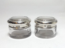 ANTIKES PAAR GLASTÖPFE MASSIV