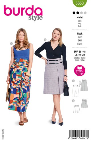 Schnittmuster burda damenrock - burda,