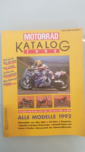Motorrad katalog von 1992 - von,