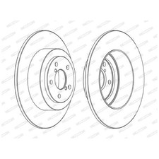 2x Ferodo Scheibenbremse