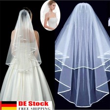 Einfache kurze Tüll Hochzeits