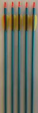 5 Alupfeile 30" Aluminium 2018 blau Spine 475 Bogen, Ek Archery Research Pfeile