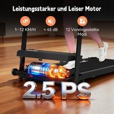 Fitness Laufband 2,5 PS Motor