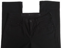 Damen Jeans Hose LEVIS Demi Curve Gr 38 W30 L30 schwarz Baumwolle