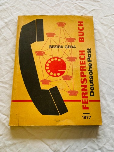 Altes ddr fernsprechbuch - ddr,