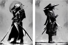 Samurai Leinwandbild