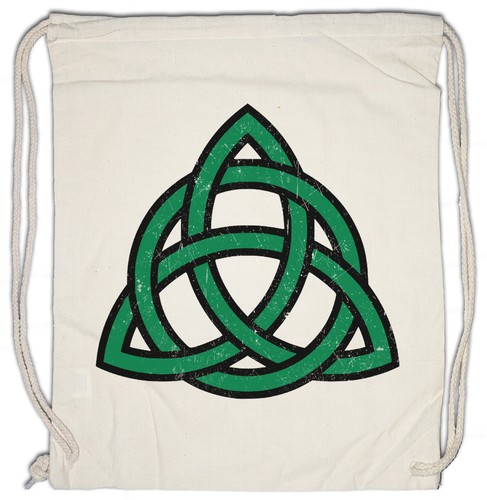 Green celtic knot turnbeutel - celtic,