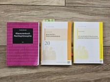 3 Bücher zur Rechtsphilosophie, Fälle, Klausuren, Klausurentraining 