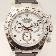 ROLEX DAYTONA 18ct Weissgold - Ref. 116519 von 2008 - mit original Zertifikat