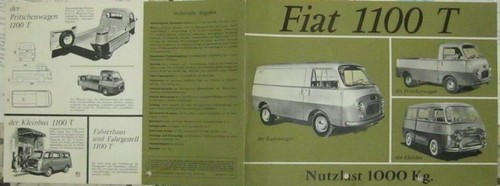 Fiat 1100 kastenwagen - , t