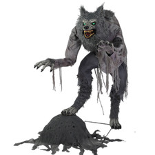 Schlaksiger werwolf halloween - werwolf,