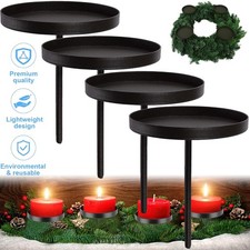 Kerzenhalter Adventskranz Teelichthalter 8cm Kerzenteller Advent Kerzenständer