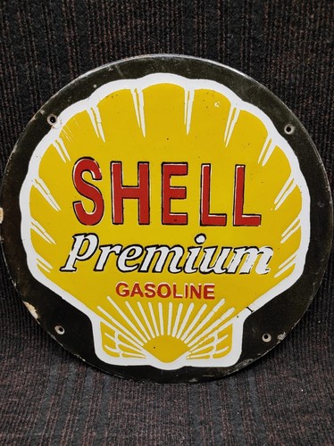 Porzellan shell benzin emaille - benzin,