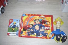 feuerwehrmann sam puzzle 33 Teile Lernspiel Stoffpuppe die spricht Super!!!