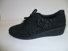 8,5 42,5 Solidus Slipper Sneaker Schnürschuhe Schuhe Leder Weite H schwarz