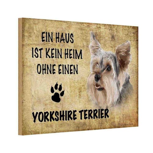 Holzschild 20x30 yorkshire - cm,