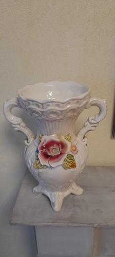 Porzellan amphoren vase - porzellan,