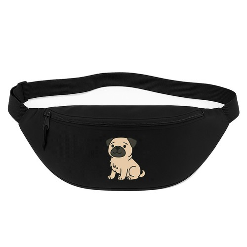 Bauchtasche mops pug comic - mops,