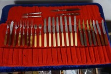 Biedermeier besteck bein - biedermeier,