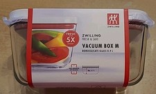 Zwilling Vakuum Box M rot, Fresh & Save, Borosilikat-Glas, 0,9 l, NEU OVP 