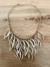 Damen Modeschmuck Halskette Statementkette Collier Gold NEU