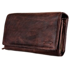 Portemonnaie Damen Geldbörse Portmonee Börse Geldbeute 100% Leder Ven Tomy Neu