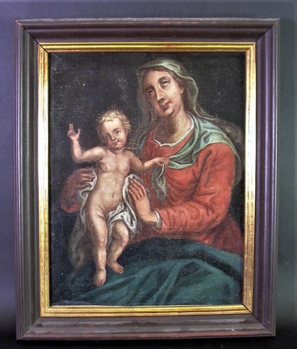 Antikes ölgemälde maria - Ölgemälde,