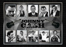 JOHNNY CASH SIGNED ORIGINAL A4