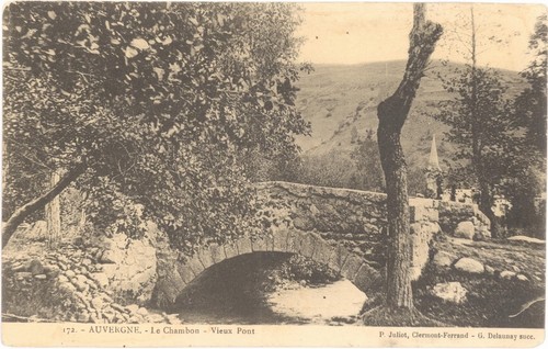Cpa chambon haute - le,