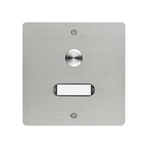 Klingeltaster edelstahl v2a - edelstahl,