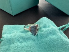 Tiffany & Co Please Return to Tiffany Ring Silber Sterling Silver Heart Herz