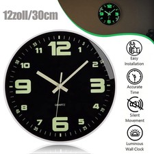 12 Zoll Leuchtende Wanduhr