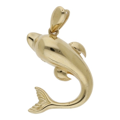Delphin anhänger 585 k - delphin, 14