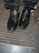 Christian Louboutin Herren Low Sneakers mit Spikes – gebraucht, guter Zustand