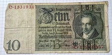 alte Geldscheine Mark vor 1945