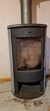 Kaminofen für Holz, 6kW, Grau Mit Speckstein