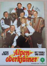 3 Autogramme volkstümliche Musikgruppe Alpenoberkrainer (123841)