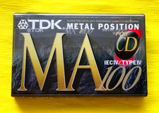 1x TDK MA 100 METAL Cassette