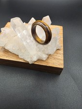 Tigerauge Ring Größe 60