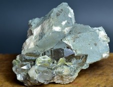 Rauchquarz xx Orthoklas xx Muskovit xx Bergen Vogtland Sachsen Klasse !!!