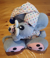 Diddl Maus mit Baby Diddl im Schlafanzug ca 35 cm Pyjama Depesche Sammlerstück