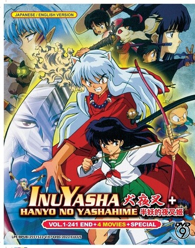 Dvd anime inuyasha - dvd, hanyo