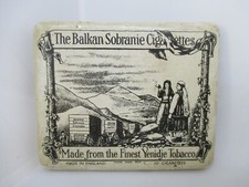 Alte Zigaretten Reklame Blechdose The Balkan Sobranie Cigarettes Yenidje UK Made