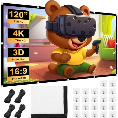 Beamer leinwand 120 - zoll, 16:9