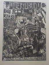 WALTER LIBUDA - Ausstellung Neubrandenburg. Lithographie signiert, 1983. Selten!