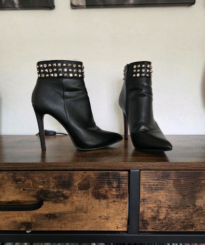 High heels stiefel nieten - heels,
