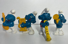 SCHLÜMPFE 4 Stück Musiker