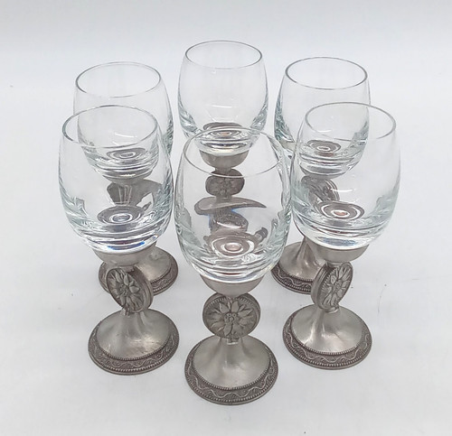 6er set likörgläser - set,