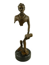 Bronze Skulptur Mann Musiker