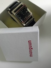 Neu Manguun Herrenuhr Leder